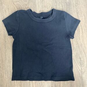 Brandy Melville Black Short Sleeve Tee